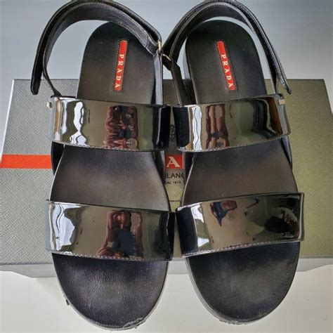 prada calzature donna sandal|official Prada shoes website.